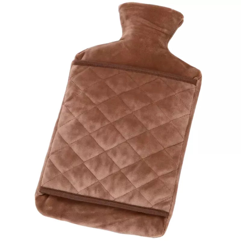 EBF Home Ultra Cozy 2L Hot Water Bottle with Hand Warming Pocket