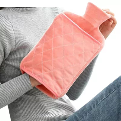 EBF Home Ultra Cozy 2L Hot Water Bottle with Hand Warming Pocket