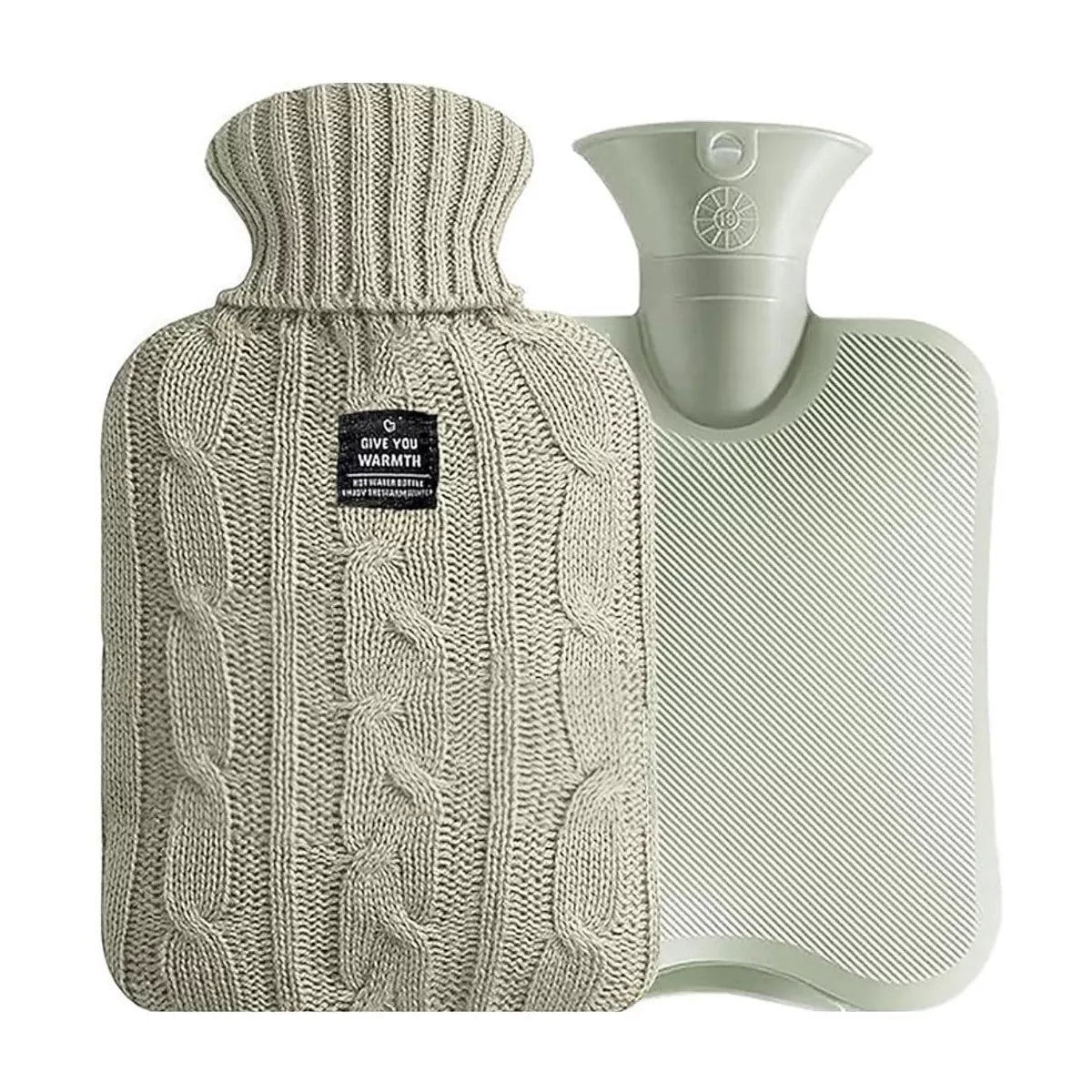 Huddle Hush Hot Water Bottle - 1 Liter - Knit Collection