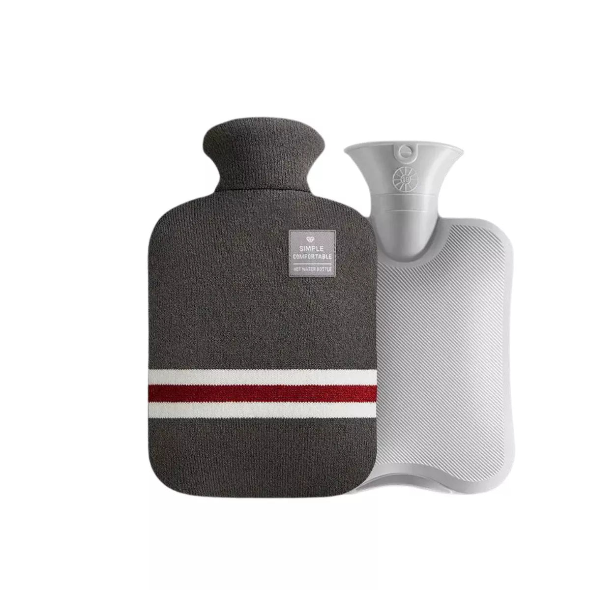 Huddle Hush Hot Water Bottle - 1 Liter - Stripe Collection