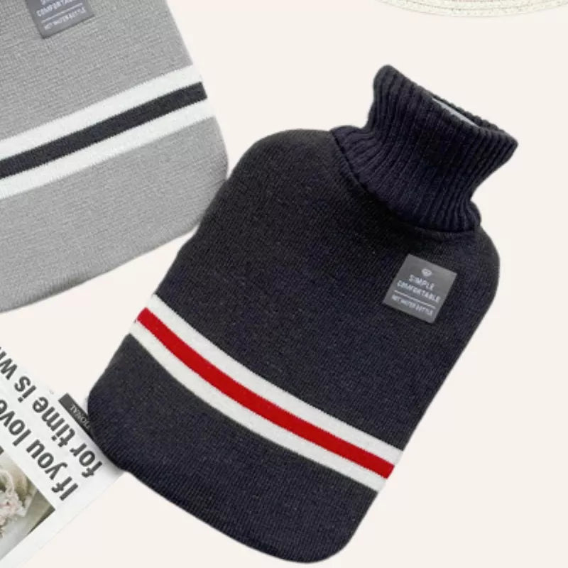 Huddle Hush Hot Water Bottle - 1 Liter - Stripe Collection