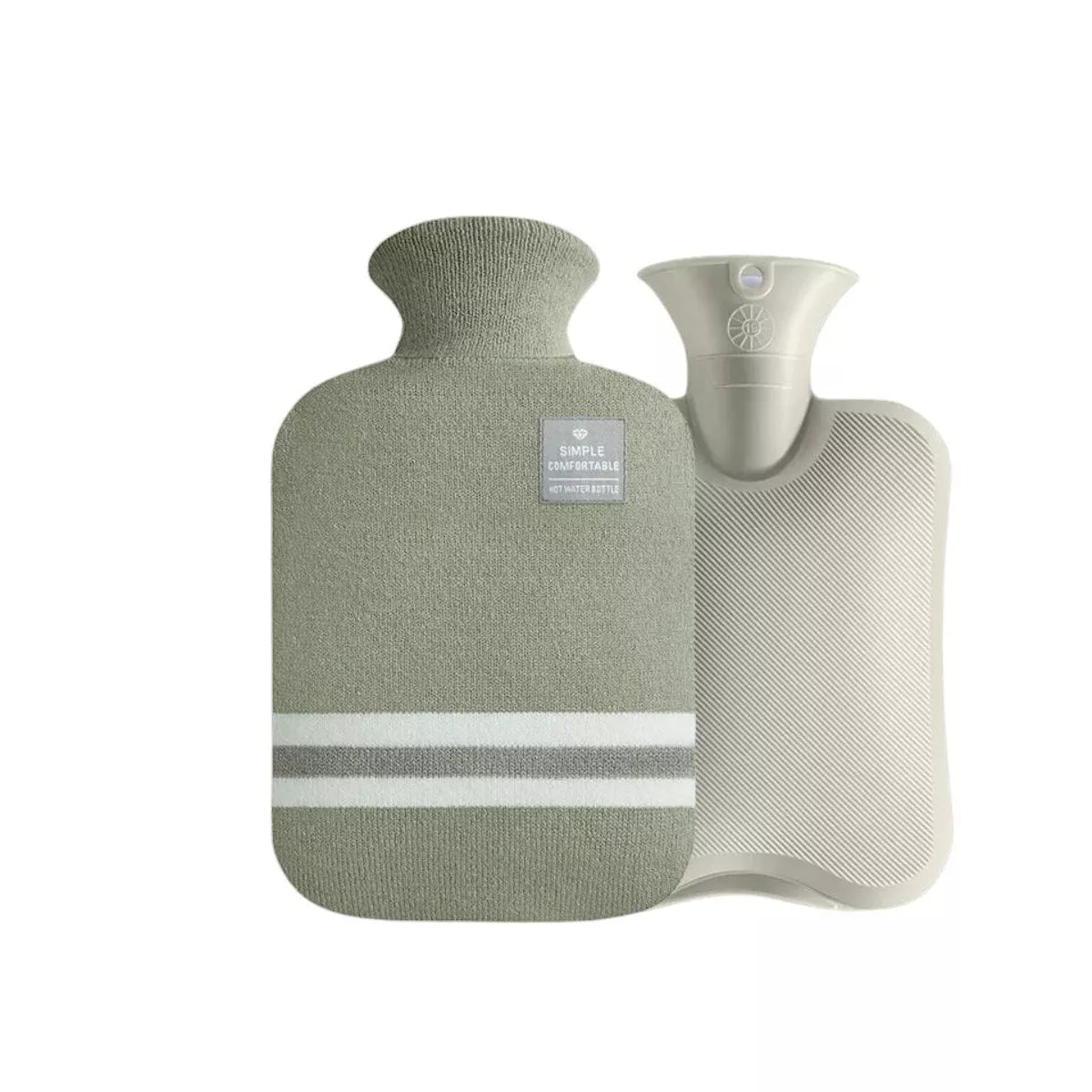 Huddle Hush Hot Water Bottle - 1 Liter - Stripe Collection