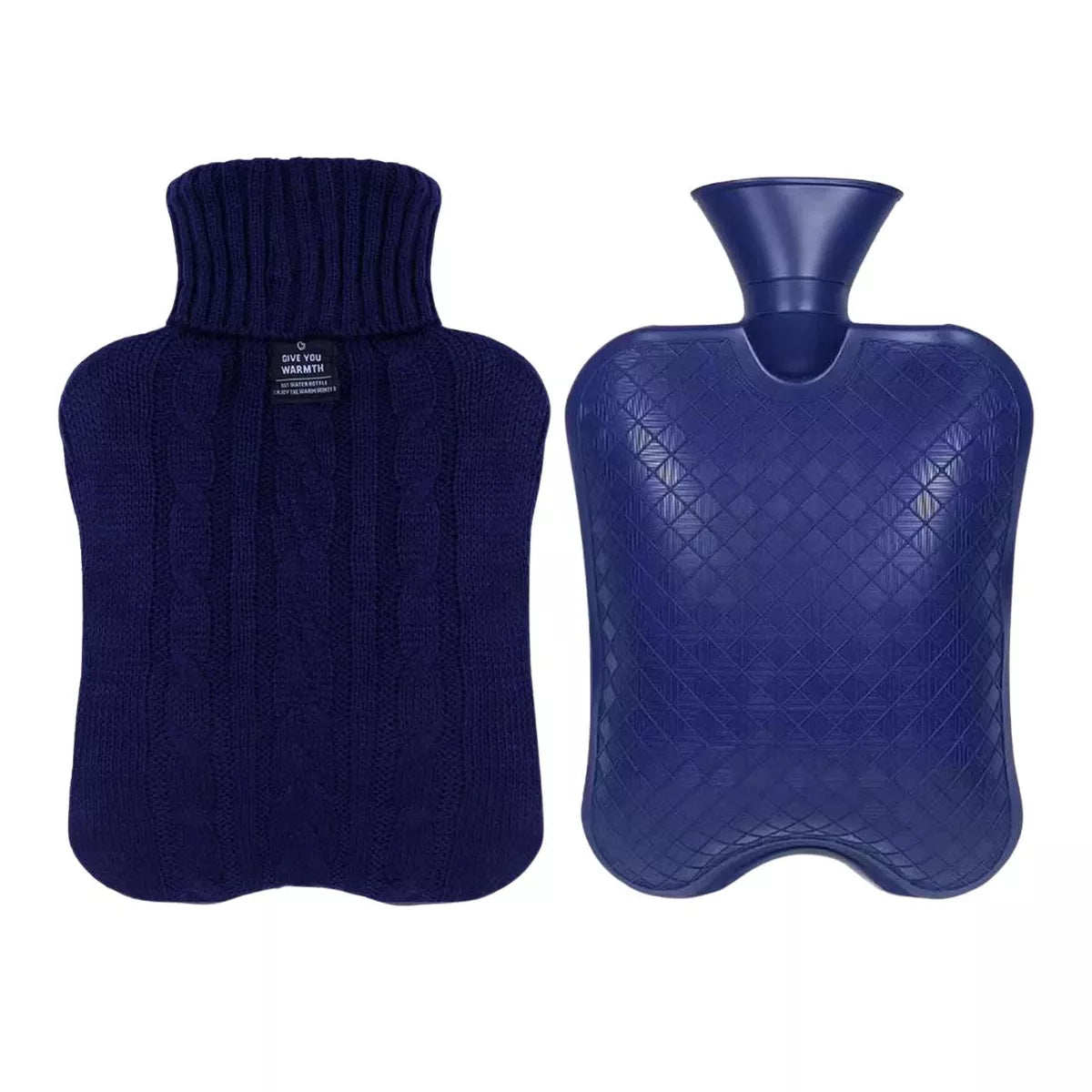 Huddle Hush Hot Water Bottle - 1 Liter - Knit Collection