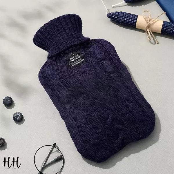 Huddle Hush Hot Water Bottle - 1 Liter - Knit Collection